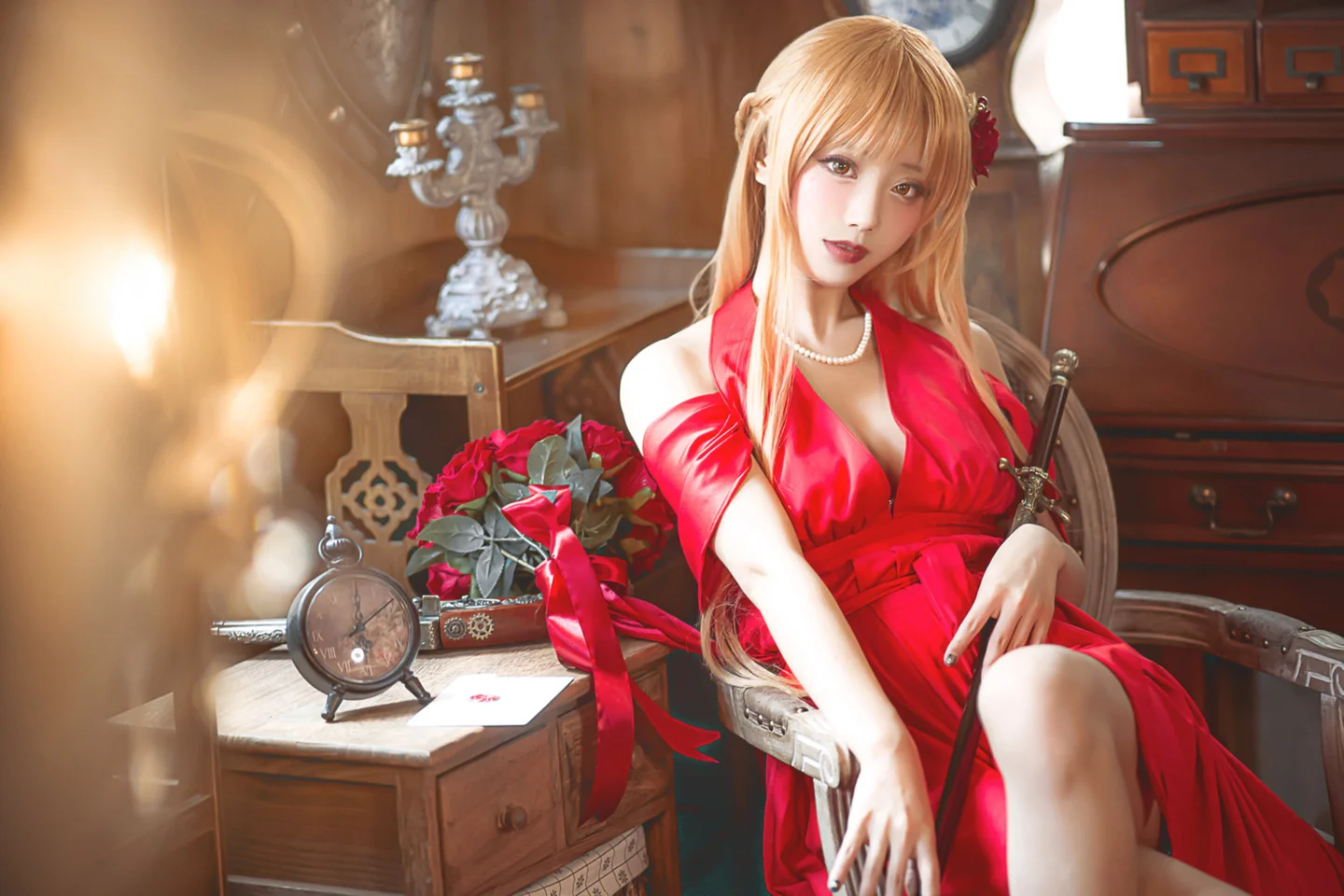 切切celia - 刀剑神域·亚丝娜 礼服 [28P-534MB] tg@simisebaisi 【丝足阁】014.webp